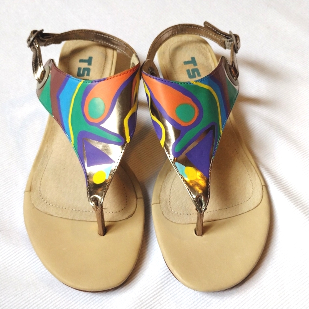 Hand Painted Tsubo Sandals